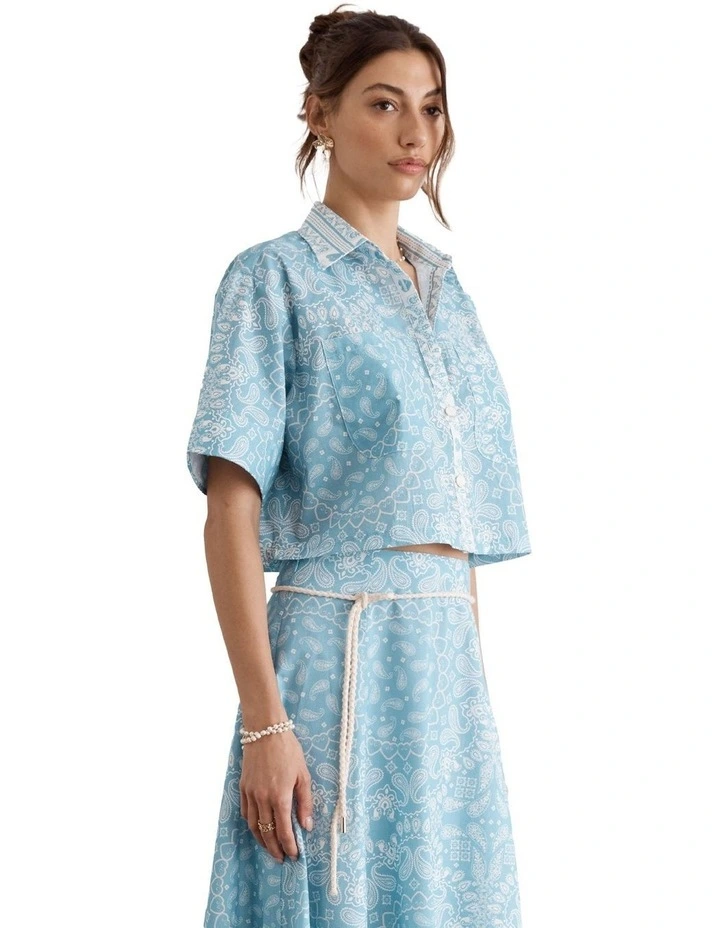 Chintz Remi Cropped Shirt image 2