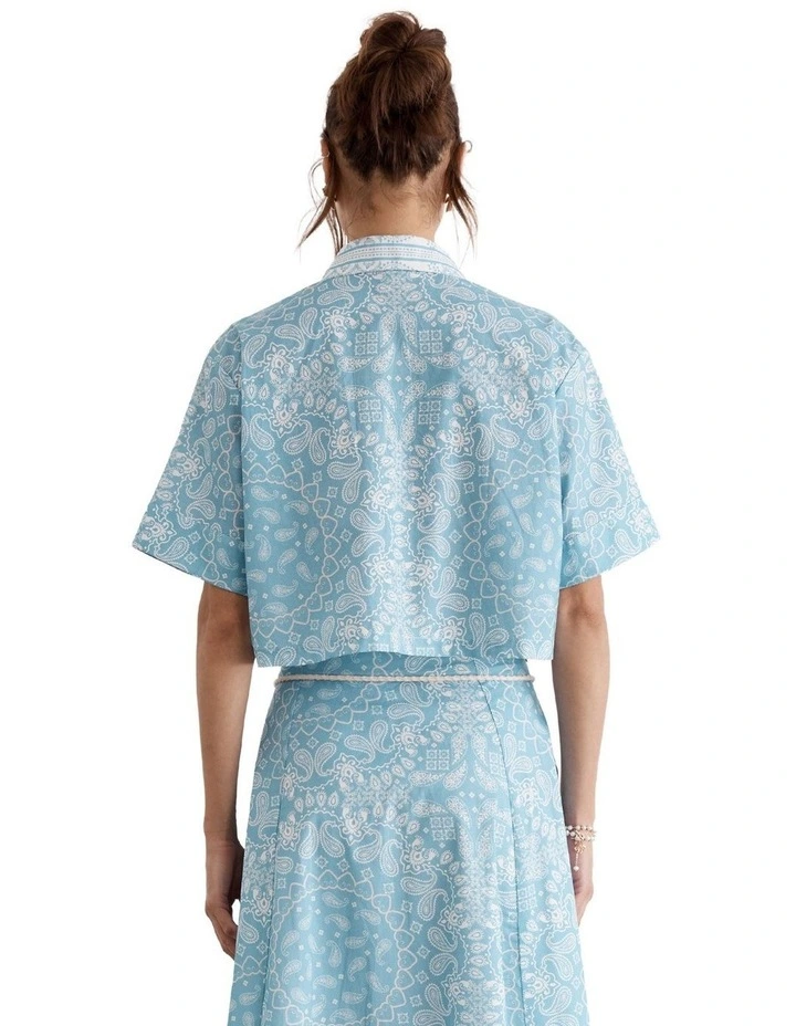 Chintz Remi Cropped Shirt image 3