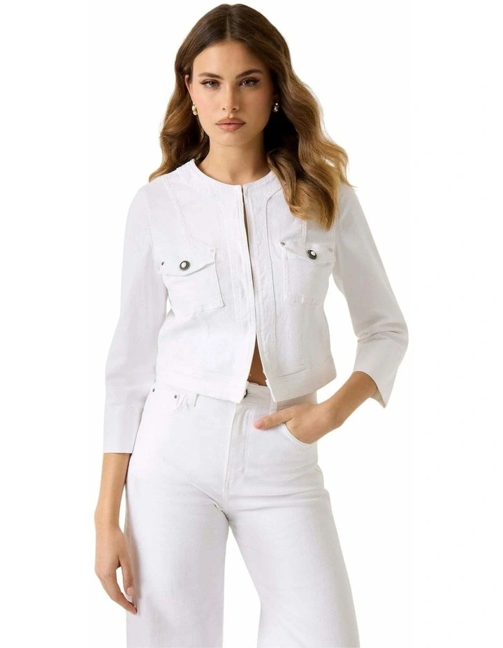 Rosalia Jacket in White image 1