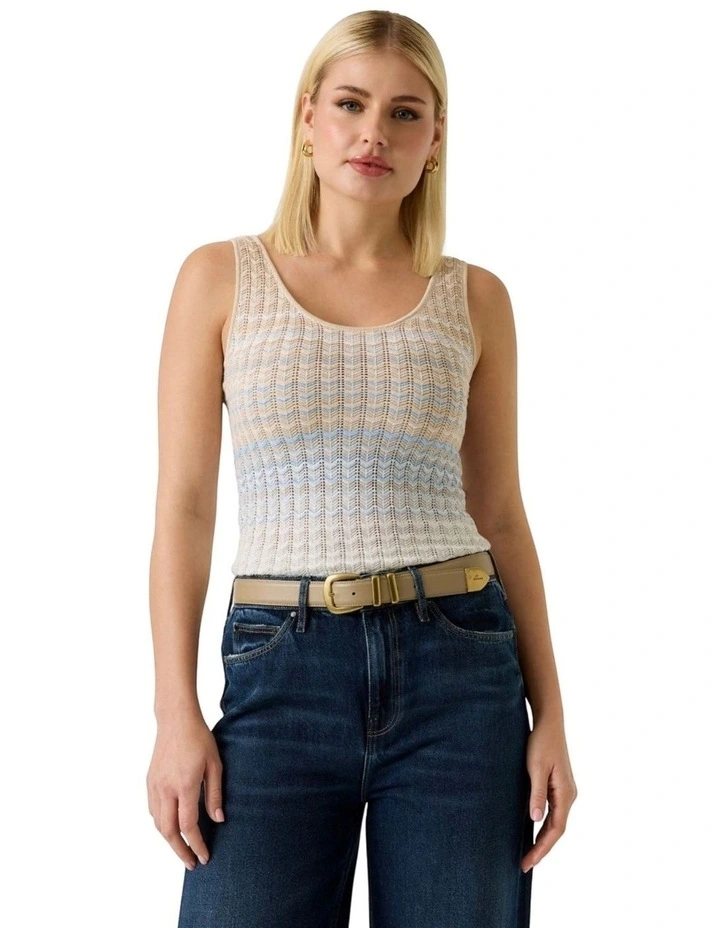 Striped Rosalyn Tank Top in Multi image 1