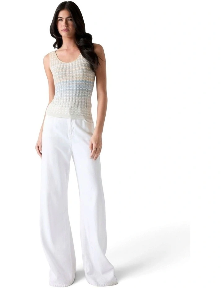 Striped Rosalyn Tank Top in Multi image 4