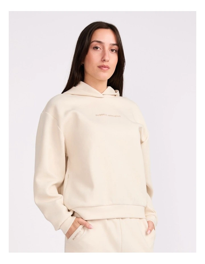 R Tech Leisure Women's Hoodie in Vanilla image 3