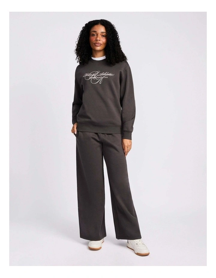 Maple Script Women's Crew in Dark grey image 5