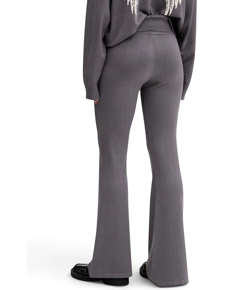 Originals Wing Foldover Sweater Pants in Dark Grey image 2