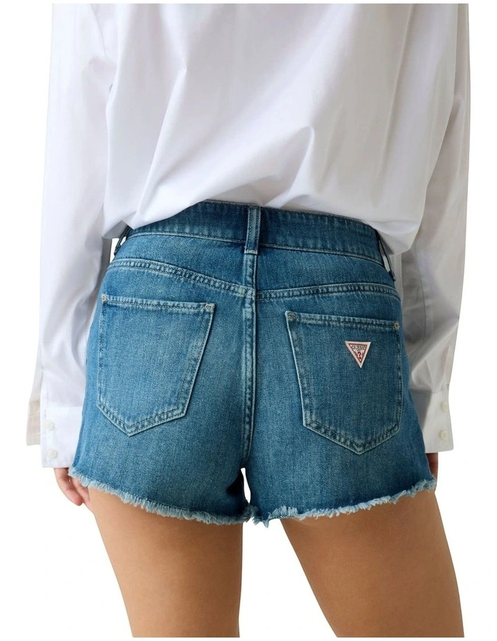 Vintage Mom Shorts in Blue image 4