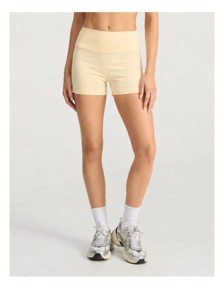 Evolve 9cm Bike Shorts in Pastel Yellow image 1