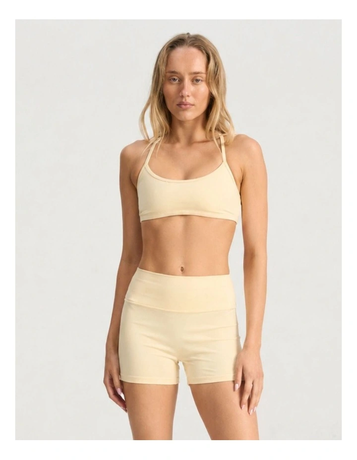 Evolve 9cm Bike Shorts in Pastel Yellow image 6
