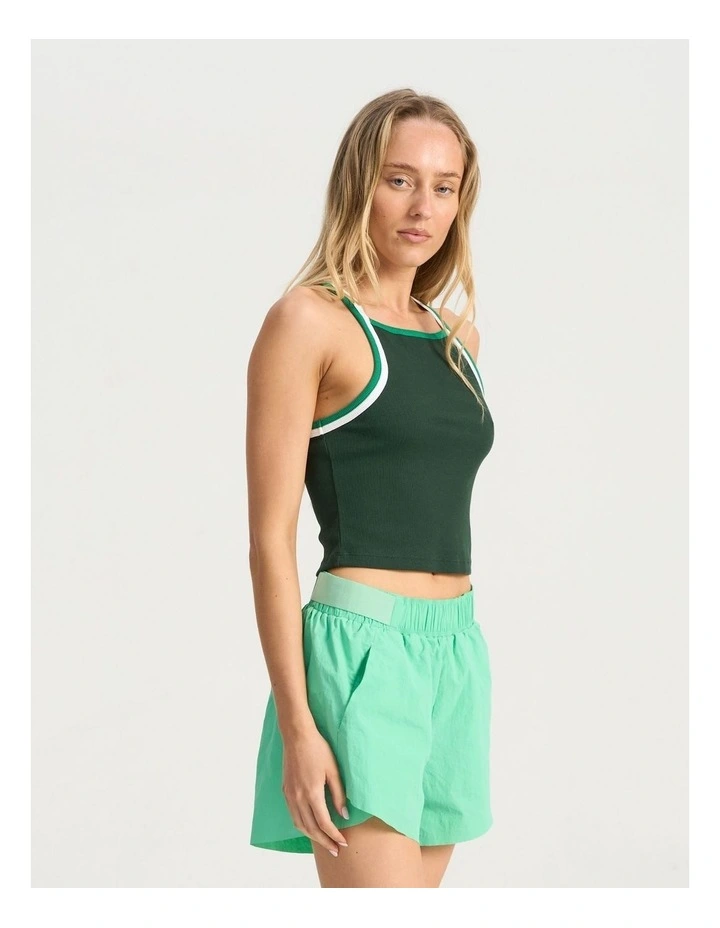 Palisade Rib Tank in Green Multi image 2