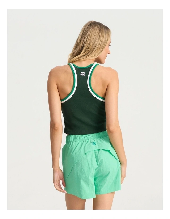 Palisade Rib Tank in Green Multi image 3