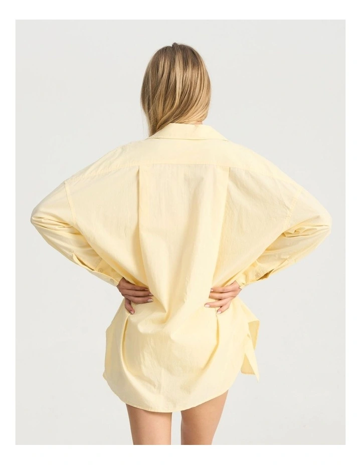 Unwind Shirt in Pastel Yellow image 5