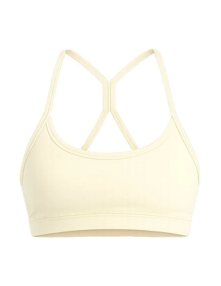 Strappy Scoop Bra in Pastel Yellow image 7