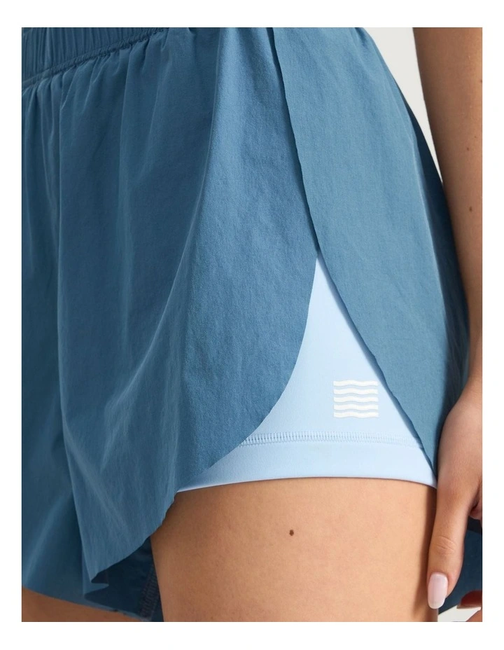 Flutter Run Short in Colony Blue image 3
