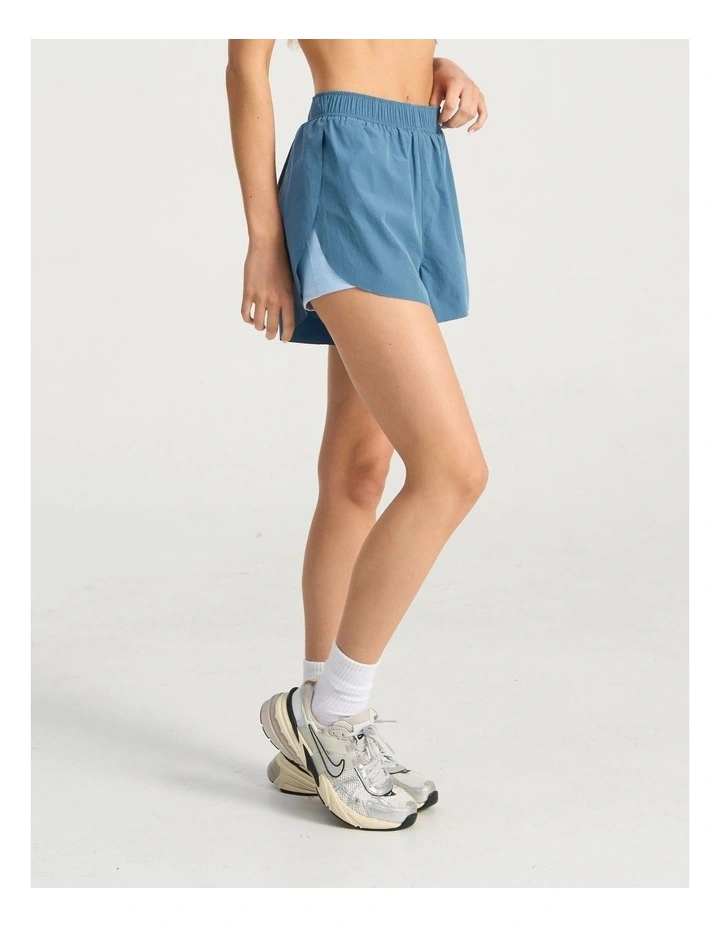 Flutter Run Short in Colony Blue image 4