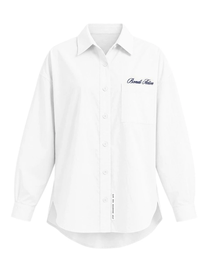 Unwind Shirt in White image 6
