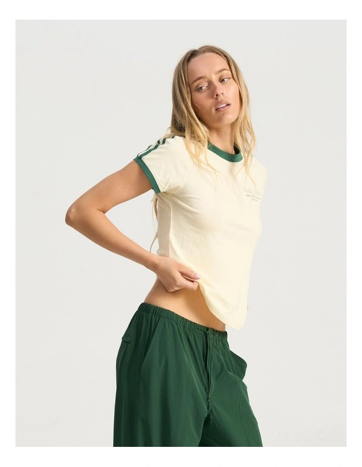 Ringer Tee in Buttercup image 3