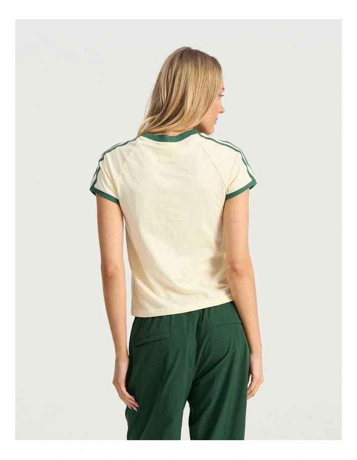 Ringer Tee in Buttercup image 4