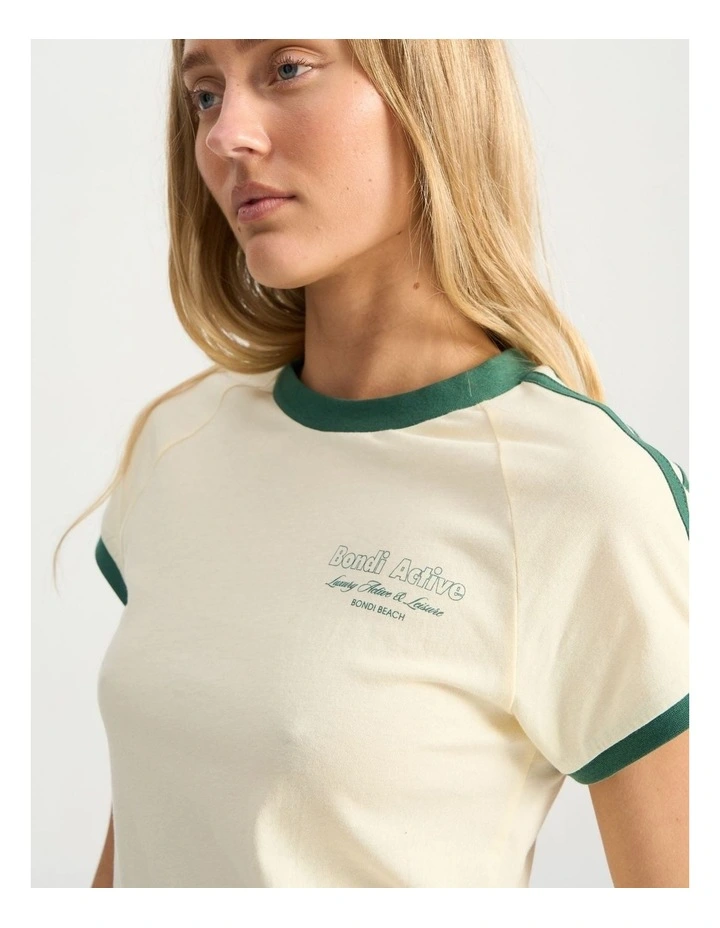 Ringer Tee in Buttercup image 5