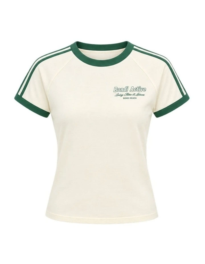 Ringer Tee in Buttercup image 6