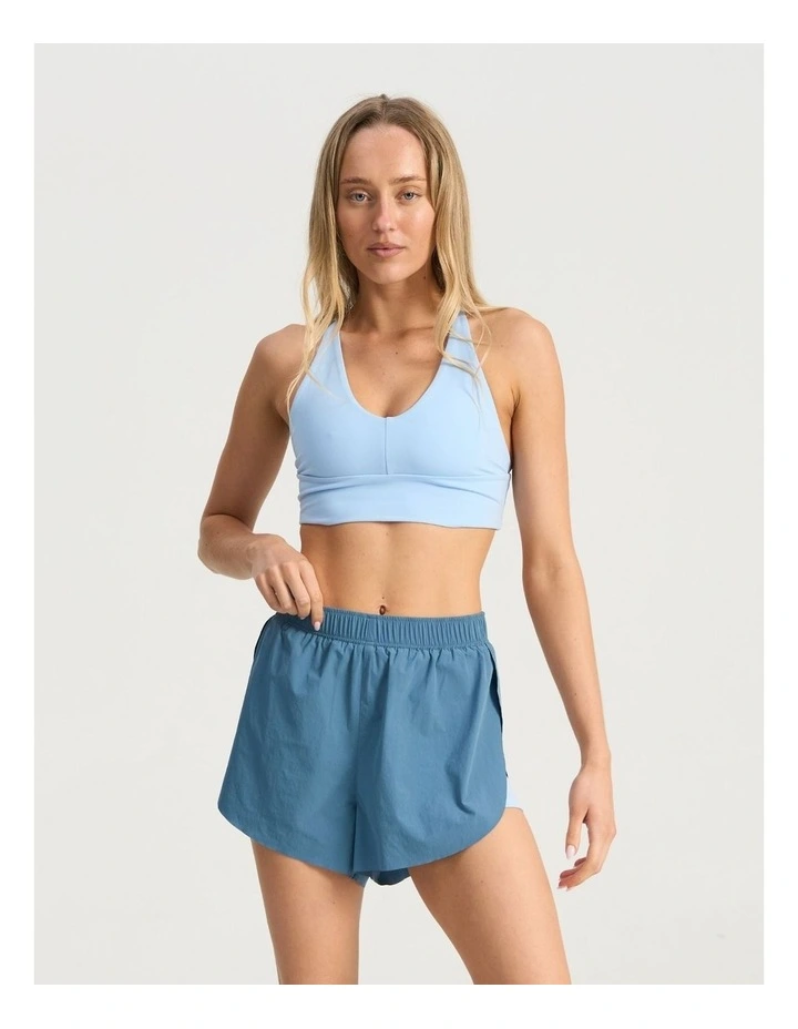 V Racer Crop in Chambray Blue image 1