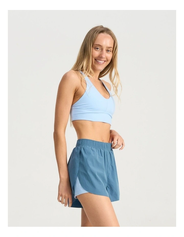 V Racer Crop in Chambray Blue image 3