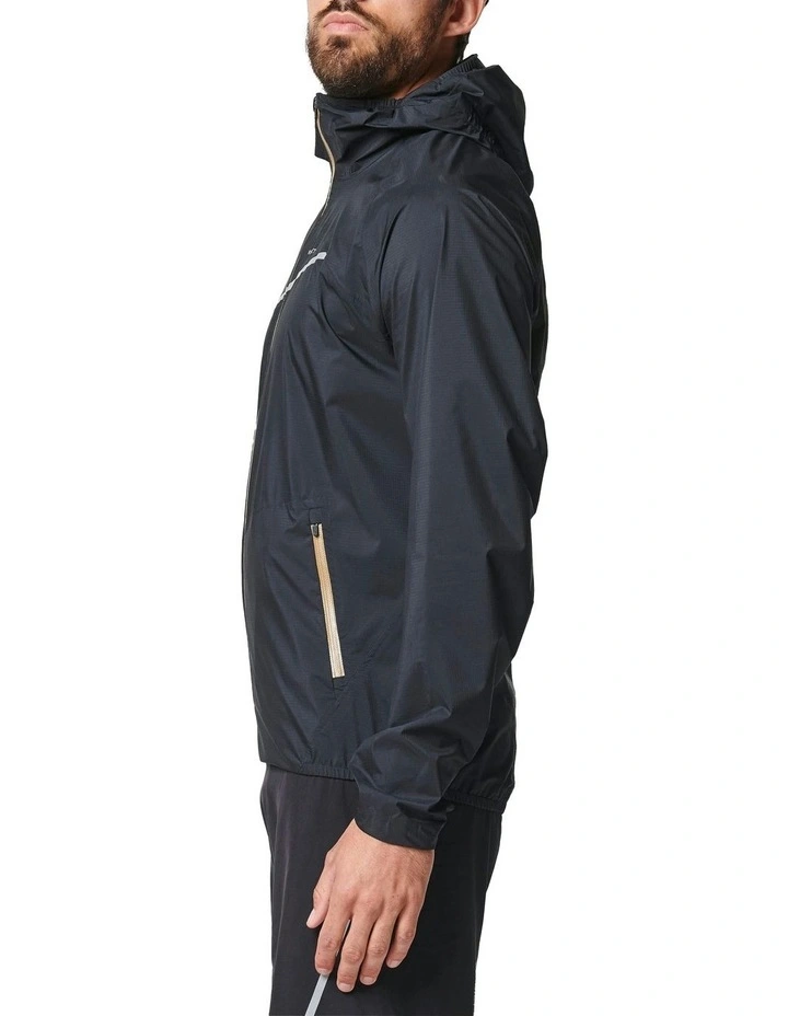 Trail Running Waterproof Jacket in Black image 3