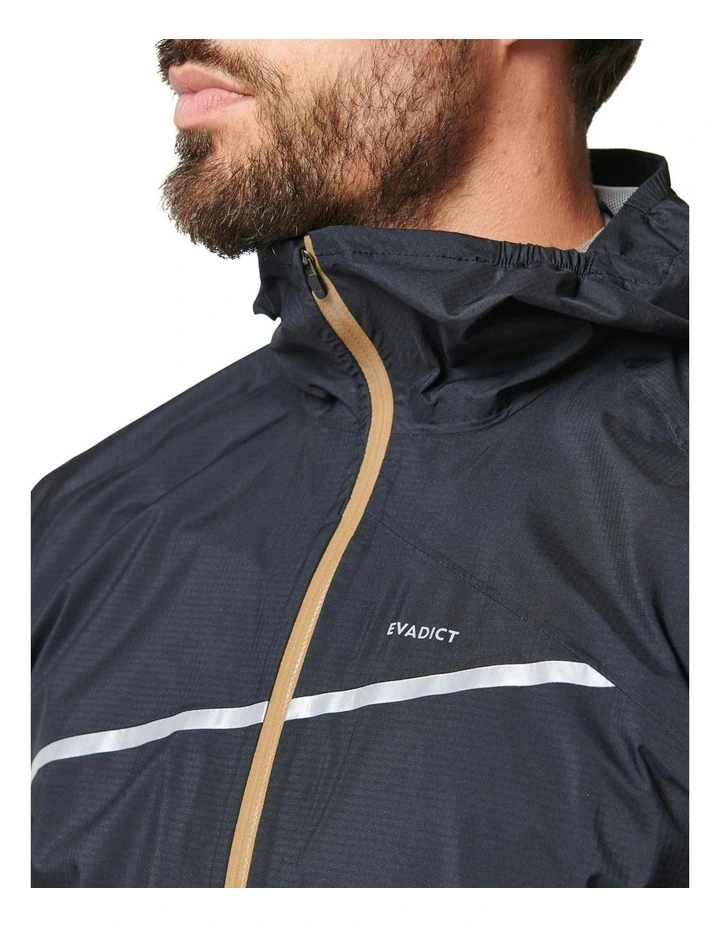 Trail Running Waterproof Jacket in Black image 4