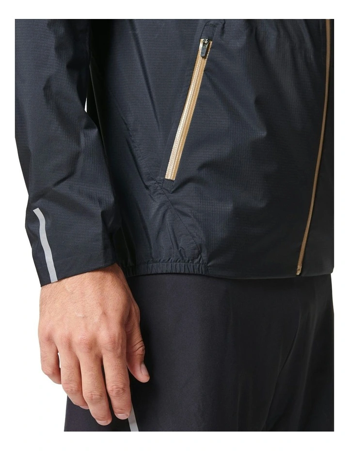Trail Running Waterproof Jacket in Black image 7