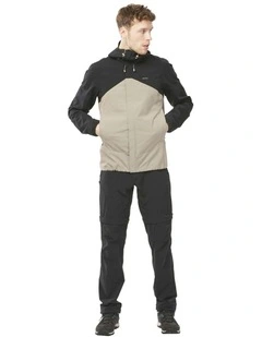 Hiking Lightweight Waterproof Jacket MH150 in Two Tone