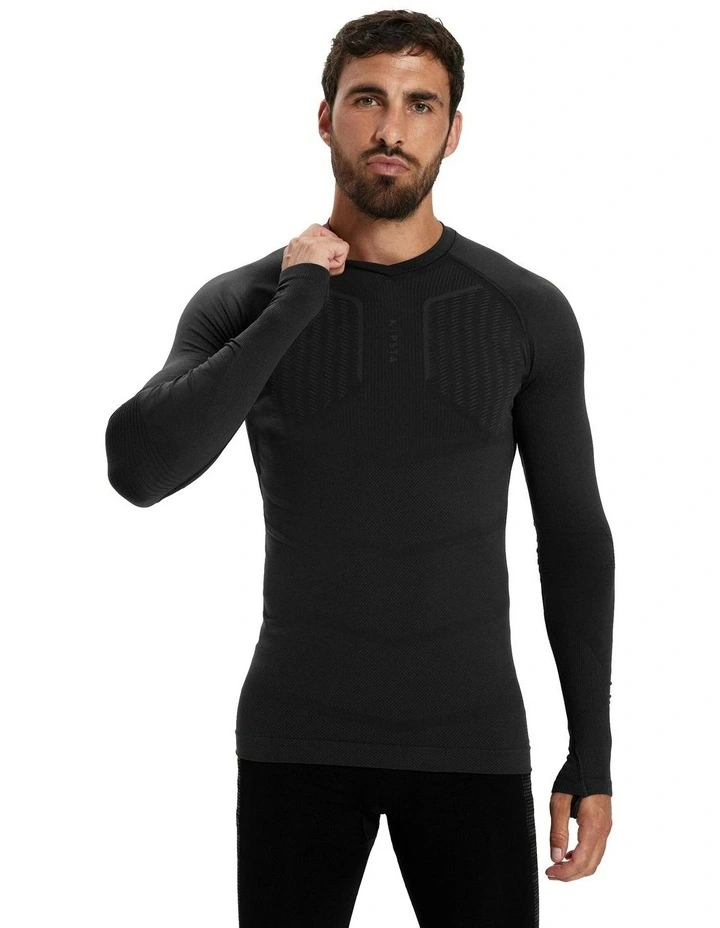 Base Layer Top Keepdry 500 Long-Sleeved Thermal in Black image 4