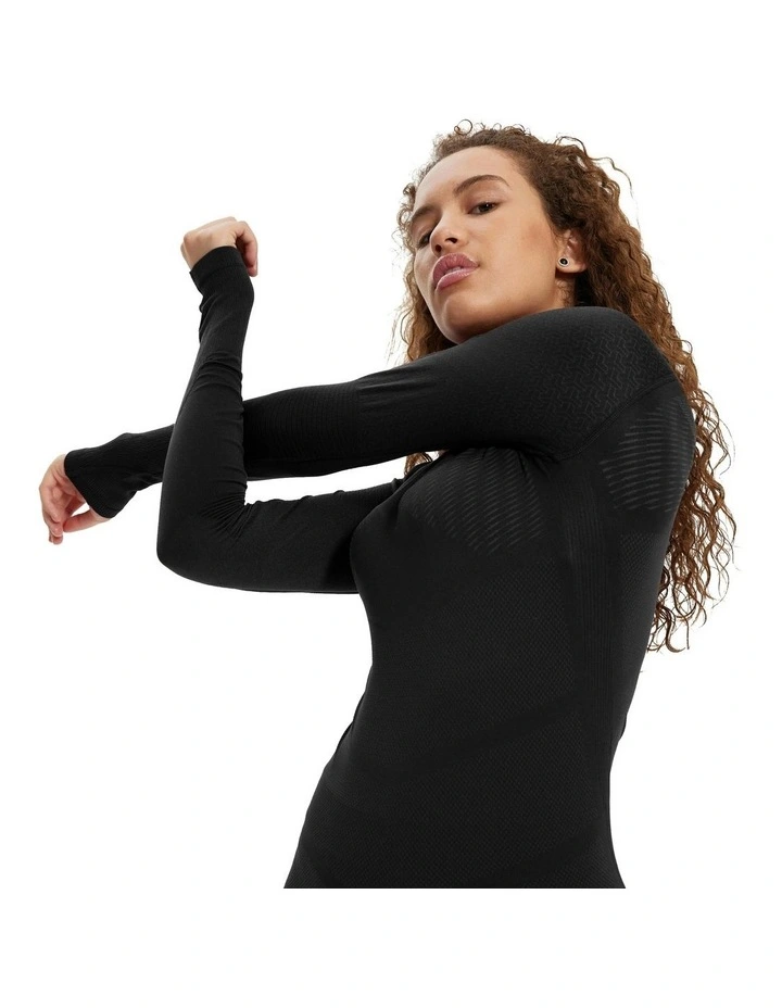 Base Layer Top Keepdry 500 Long-Sleeved Thermal in Black image 5