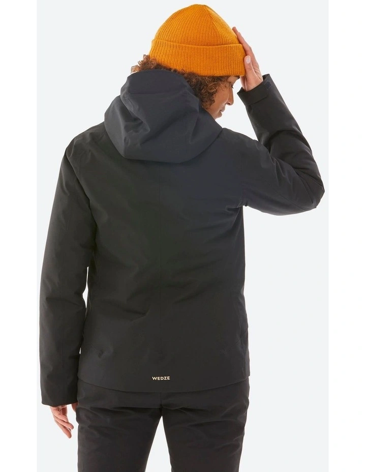 Warm Ski Jacket 500 in Black image 3