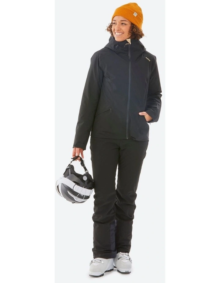 Warm Ski Jacket 500 in Black image 4