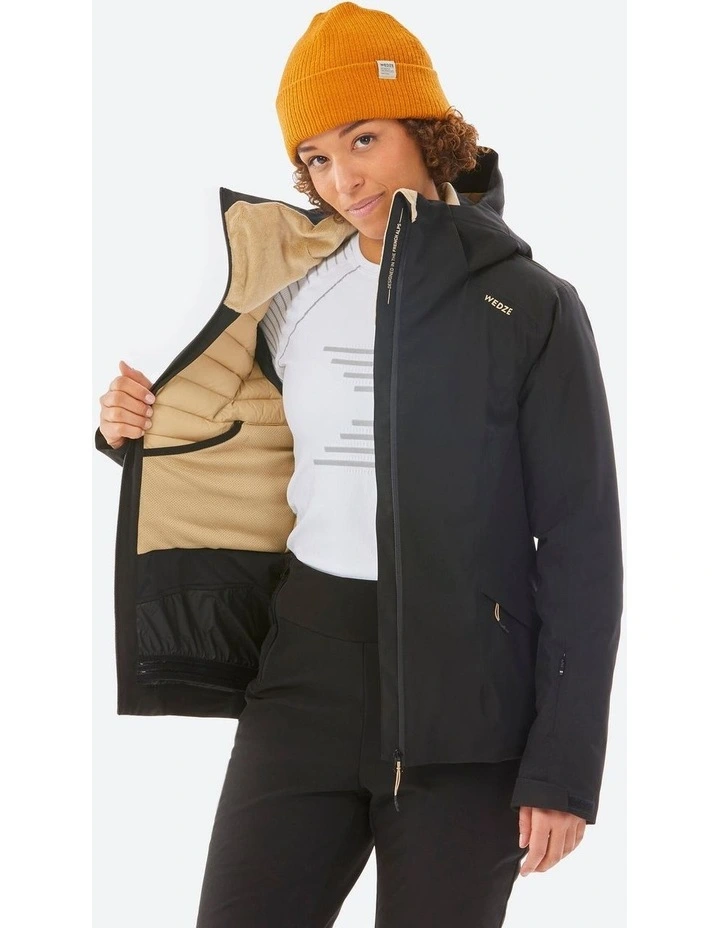 Warm Ski Jacket 500 in Black image 5