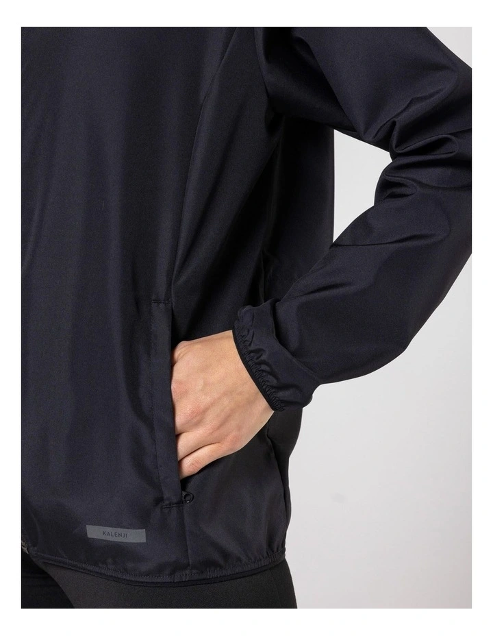 Run 100 Windproof Jacket in Black image 4