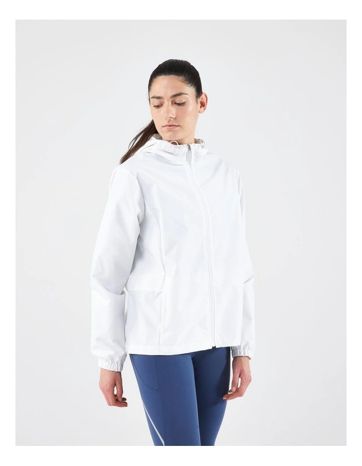 Rain Run 100 Jacket in White image 1