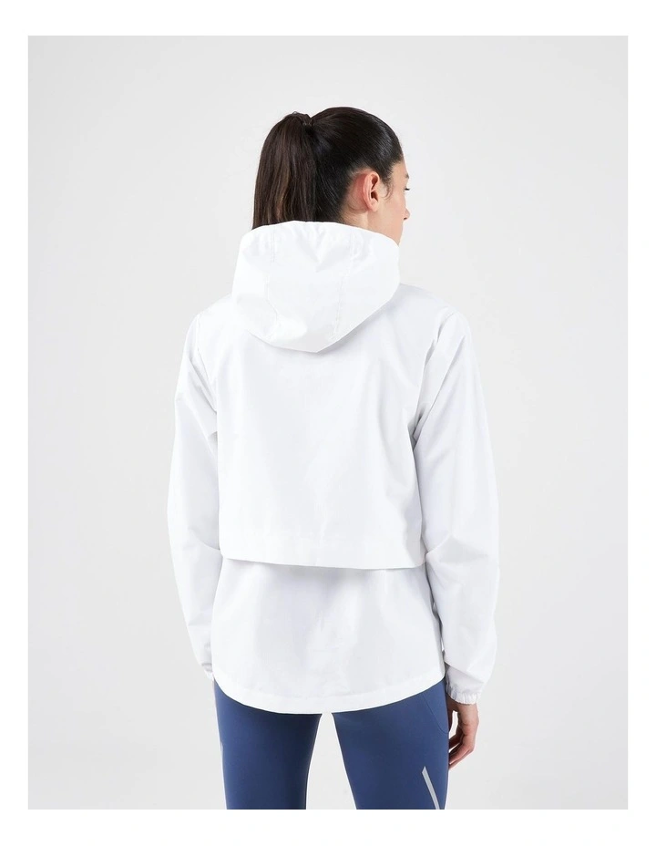 Rain Run 100 Jacket in White image 4