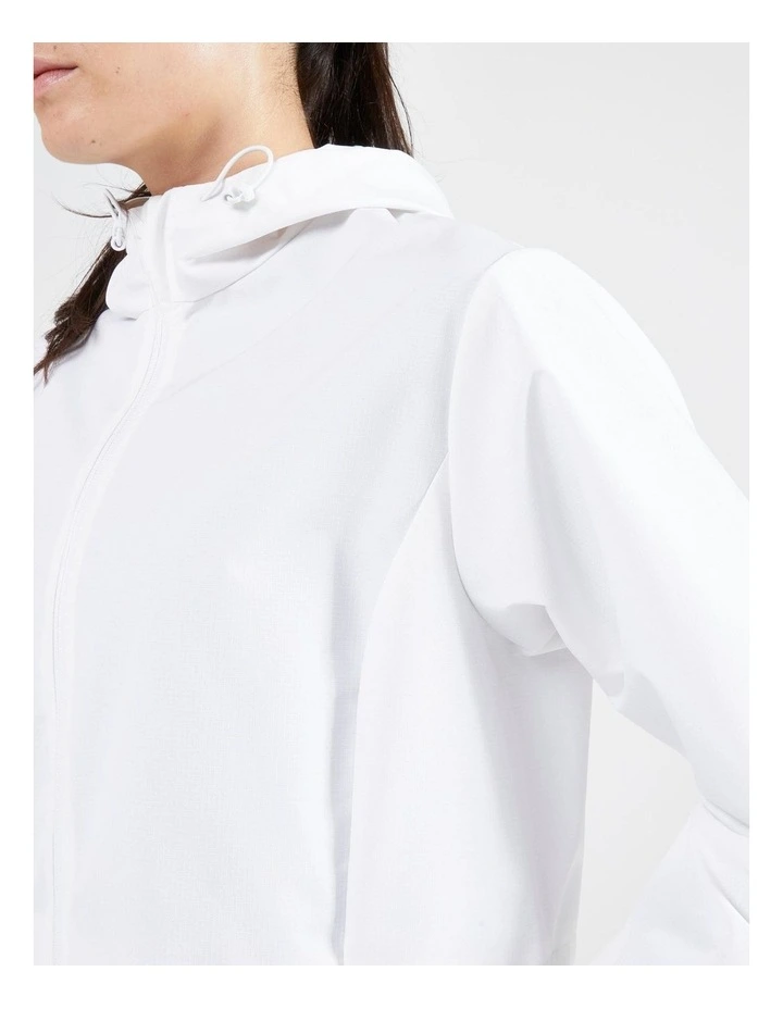 Rain Run 100 Jacket in White image 5