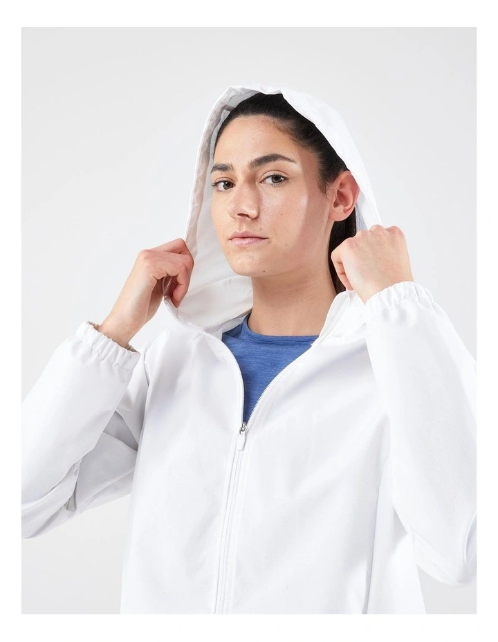 Rain Run 100 Jacket in White image 6