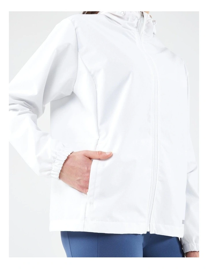 Rain Run 100 Jacket in White image 7