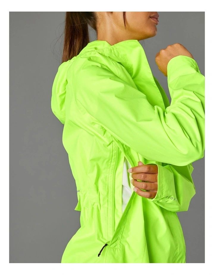 City Cycling Rain Jacket 120 PPE Daily Visibility Certified in Neon Yellow image 5