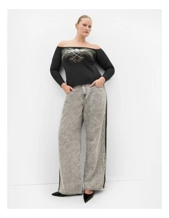 Urban Status Off Shoulder Top in Black