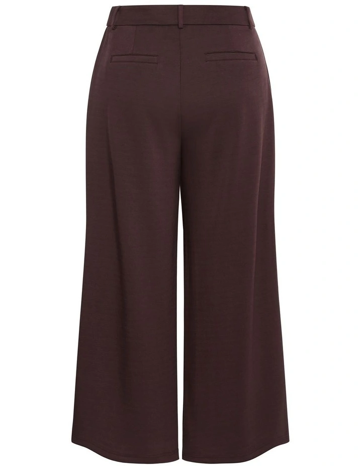 Mae Tailored Wide Leg Pant in Espresso image 4