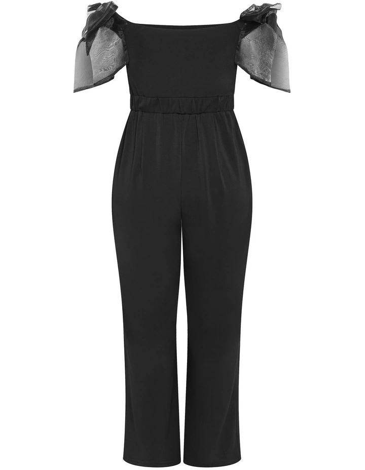 Macie Bow Detail Jumpsuit in Black image 4