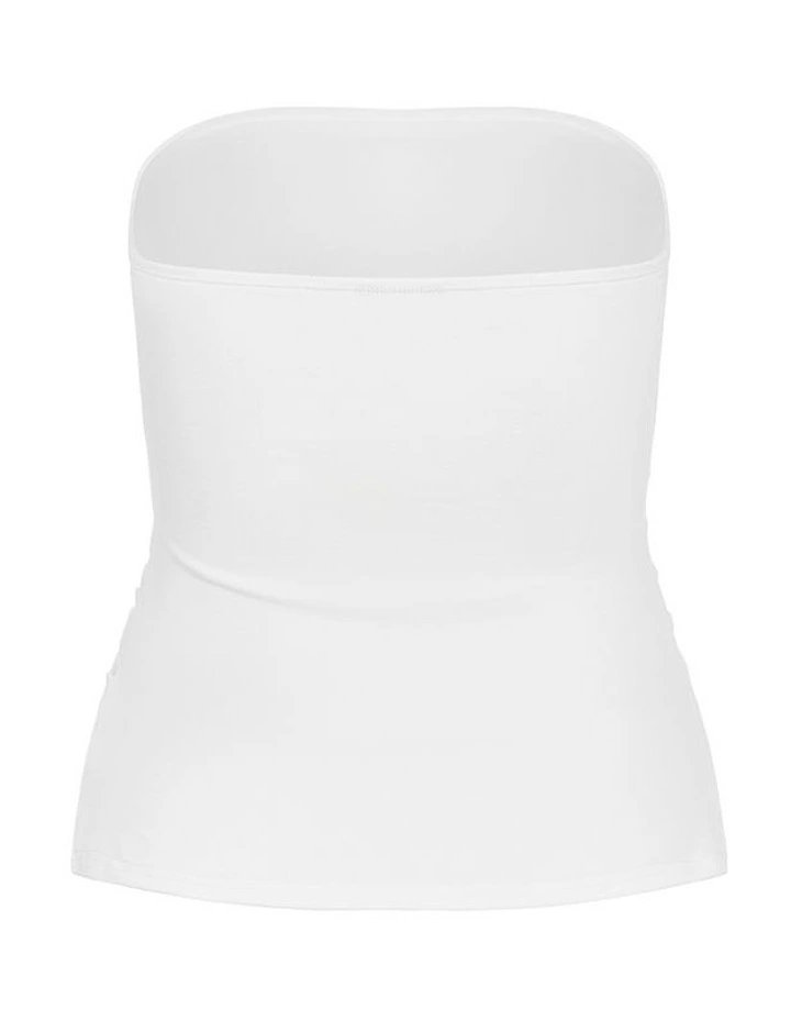 Halo Tube Top in Ivory image 4