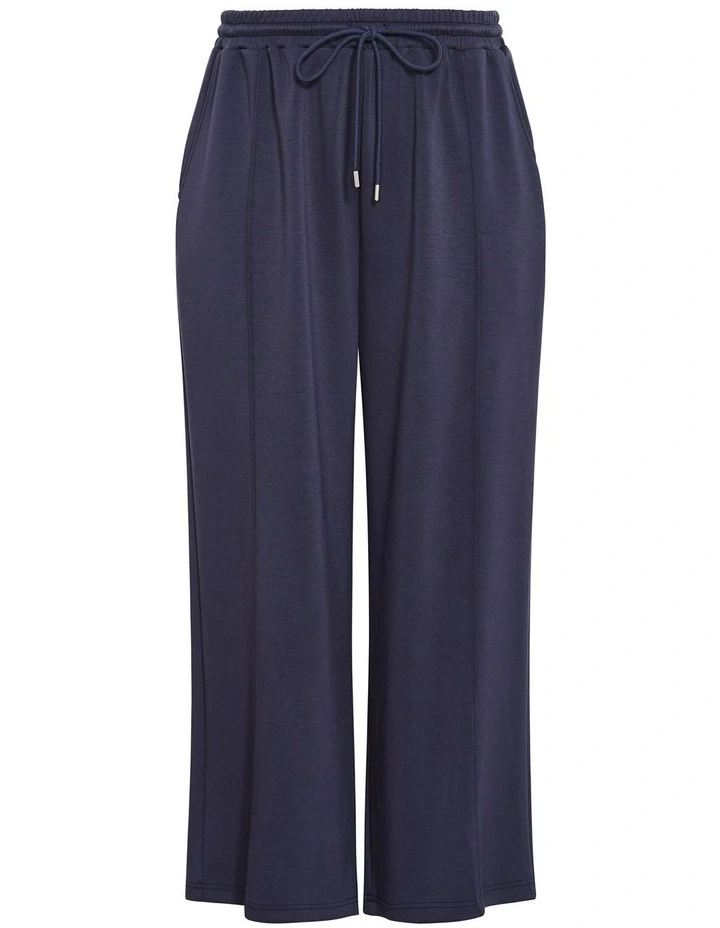 Kay Wide Leg Track Pant in Navy image 3