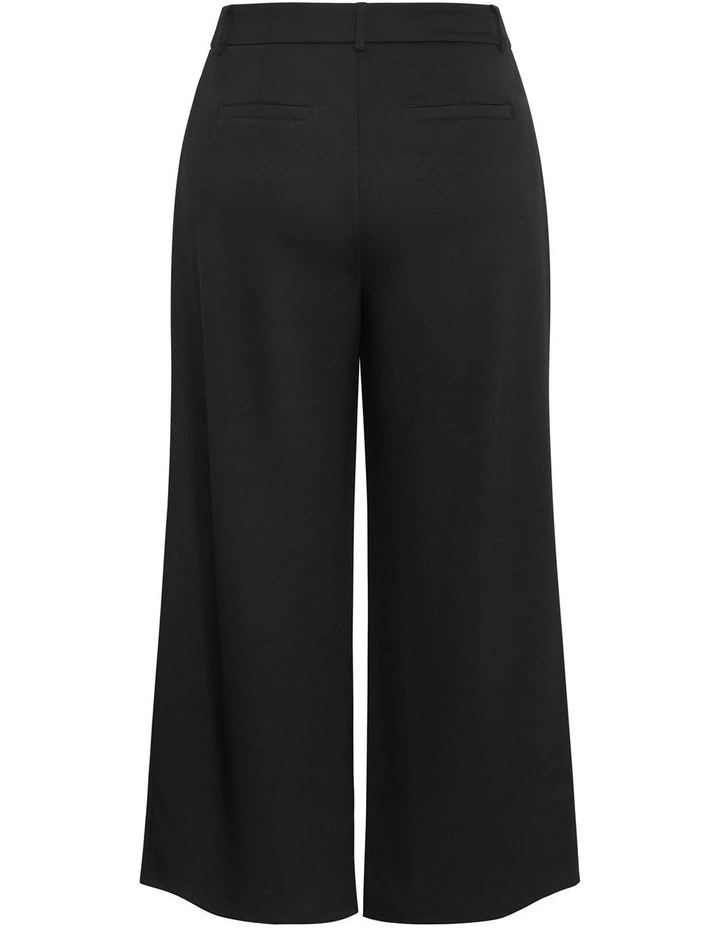 Mae Tailored Wide Leg Pant in Black image 4