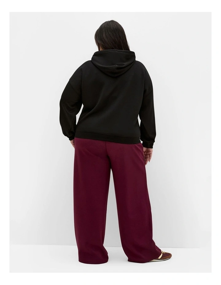 Mae Zip Hoodie in Black image 2