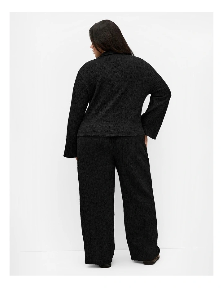 Zoie Long Sleeve Shirt in Black image 2