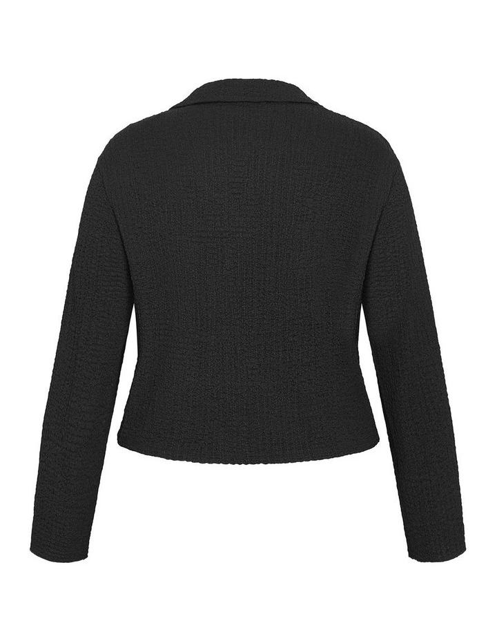 Zoie Long Sleeve Shirt in Black image 4