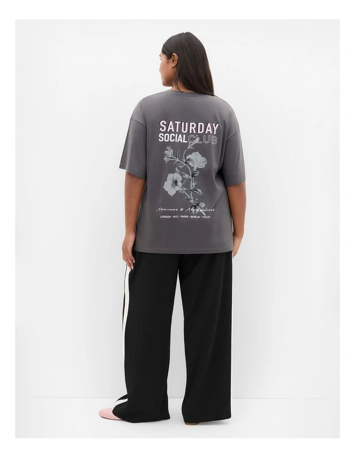 Chill Social Club Tee in Slate image 2
